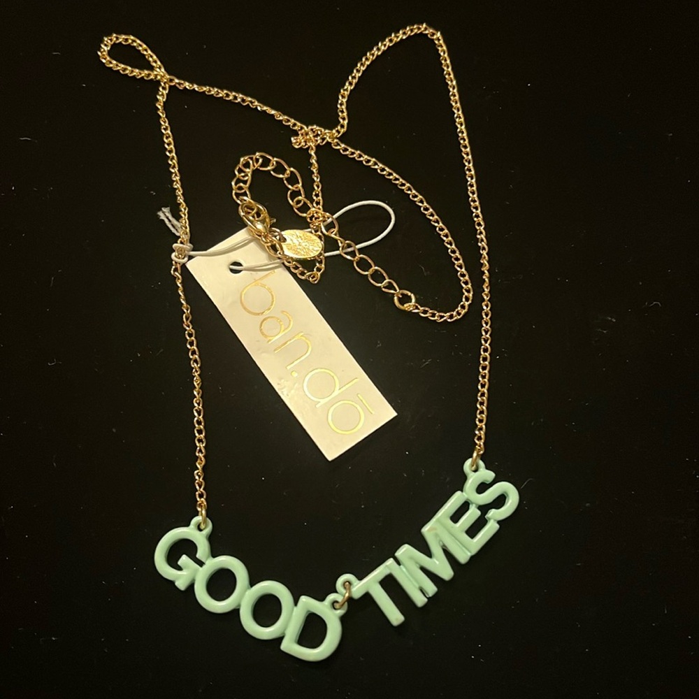 Ban.do “GOOD TIMES” Signed Gold Chain